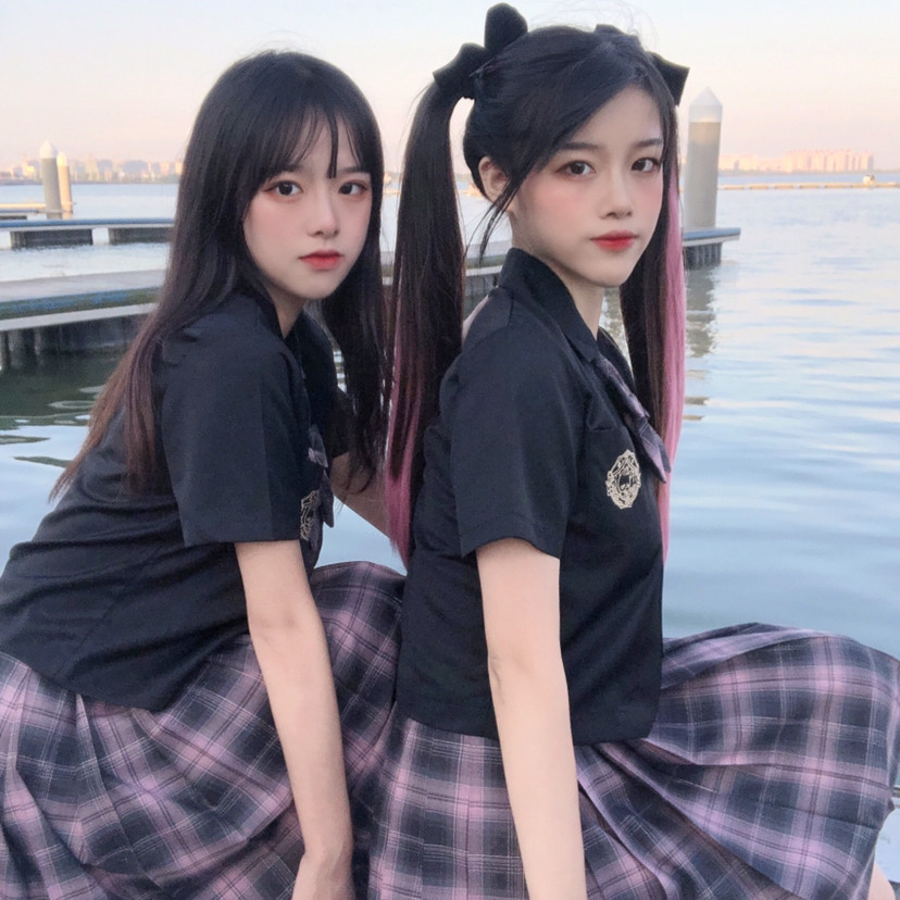 jk日常闺蜜双子拍照姿势分享