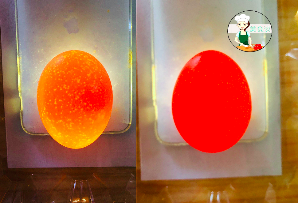 因为通过手电筒照一下就能比较直观的观察到鸡蛋里面的形态,如果是