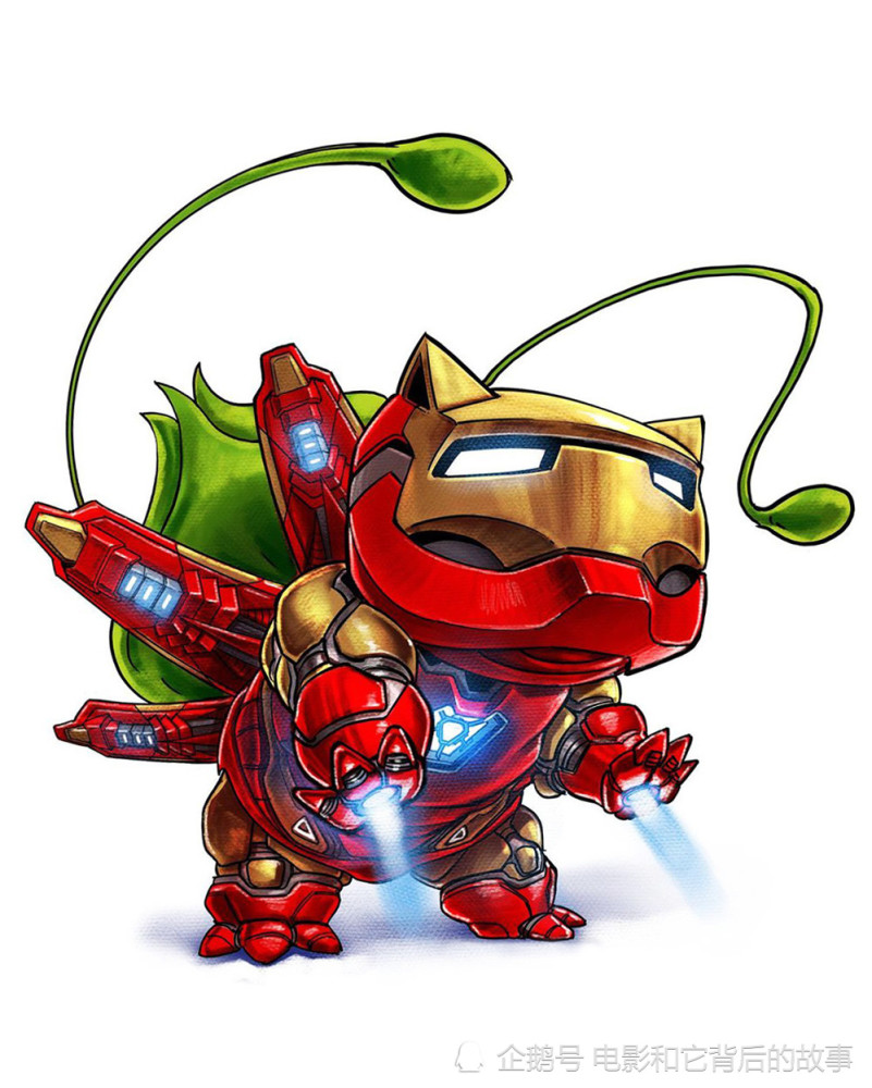 神奇宝贝复仇者联盟皮卡丘变死侍杰尼龟成雷神