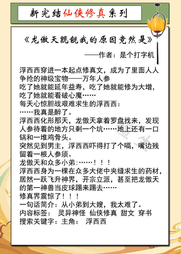 作者:是个打字机小短评:这是一篇文笔在线剧情跌宕起伏的精妙"好"文