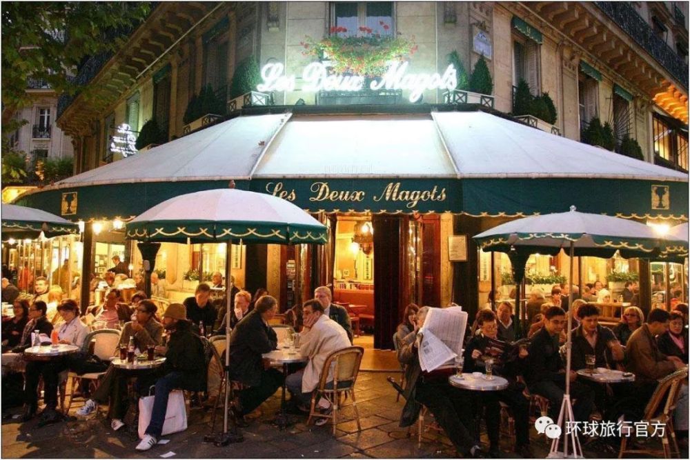 巴黎的露天咖啡馆