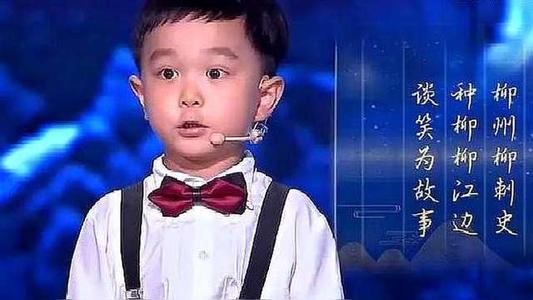"三岁识千字"的天才神童,比如在中国诗词大会上大放异彩的"王恒屹"