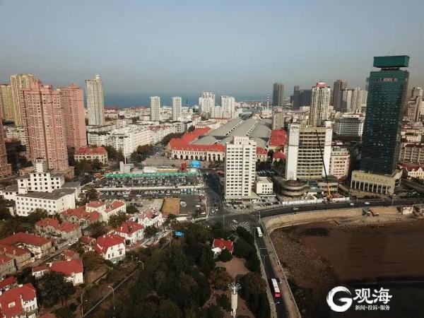 青岛湾广场项目启动拆迁工作未来出青岛火车站就可观海