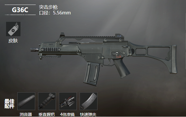 和平精英:小学生最讨厌的三把步枪,g36c上榜,你们会用吗?