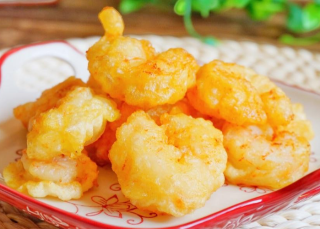 分享一款椒盐脆皮虾仁好吃的宴客美味烹饪简单营养又鲜香