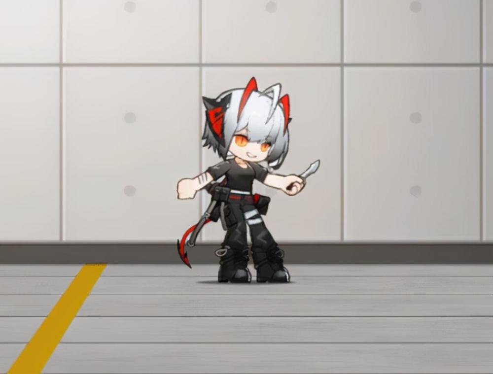 明日方舟w新换装公开最长基建动作削土豆吃狗粮的悲情皮肤