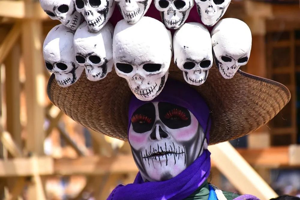 墨西哥复活节骷髅图片