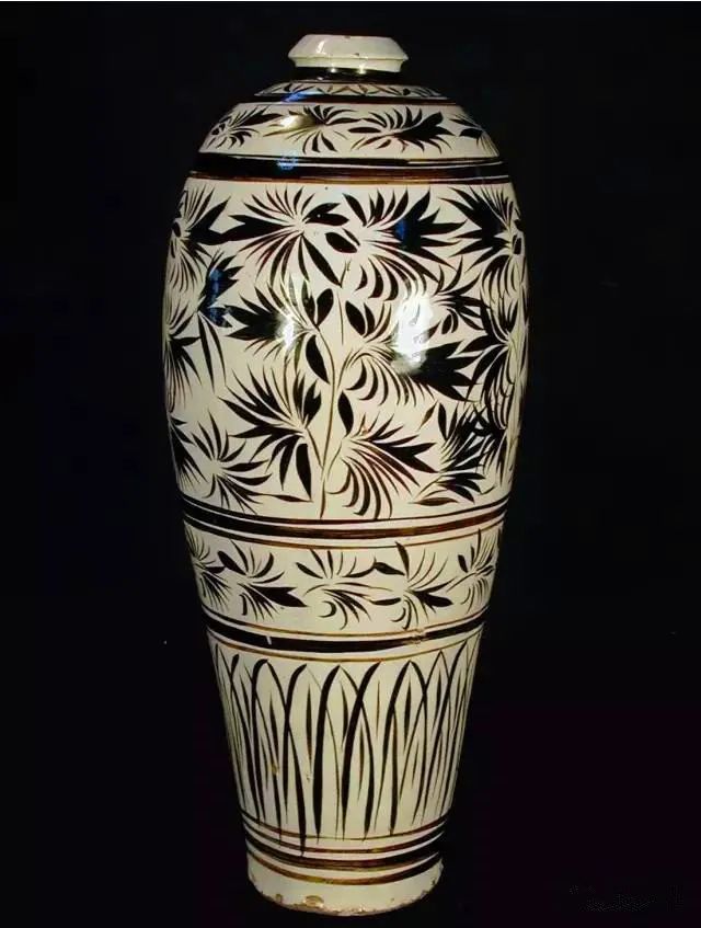 磁州窑黑白化境民窑珍品