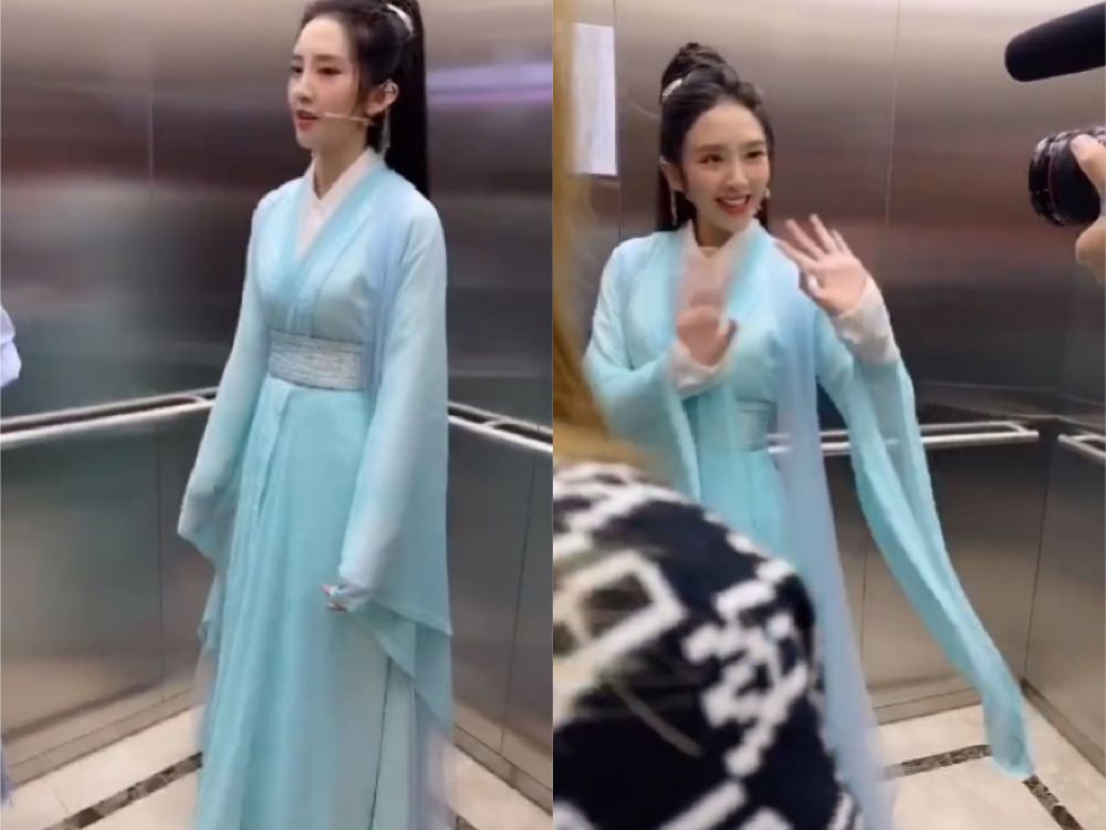 唐艺昕|唐艺昕产后复出综艺首秀，古装生图绝美，走路带风甜美可爱