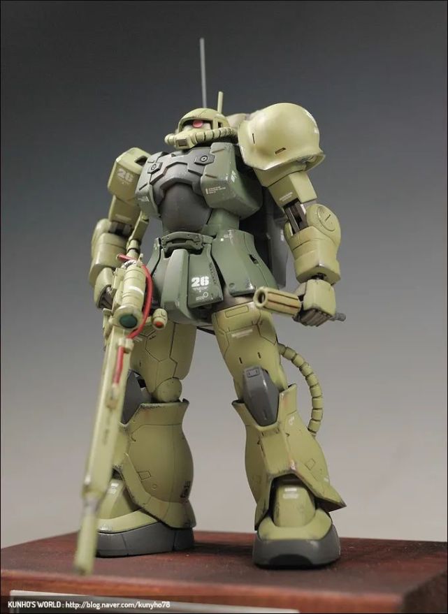 量产真男人hg扎古改造