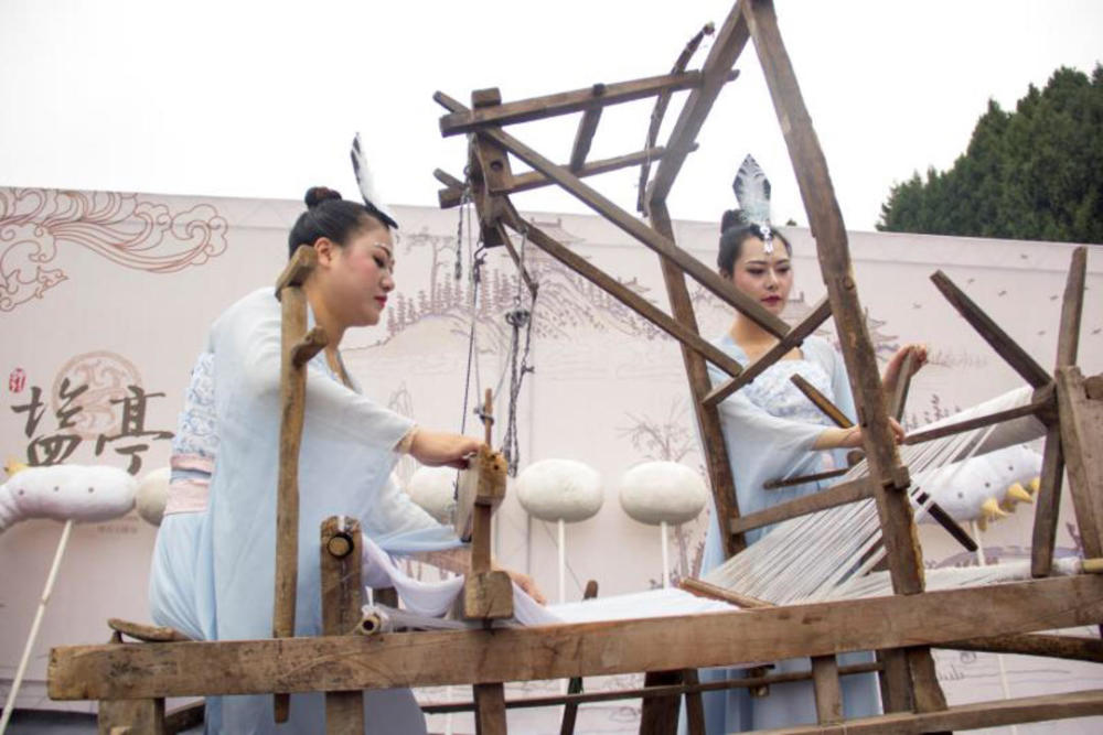 嫘祖|四川盐亭举办酬蚕节祭祖 酬谢“蚕神” 嫘祖