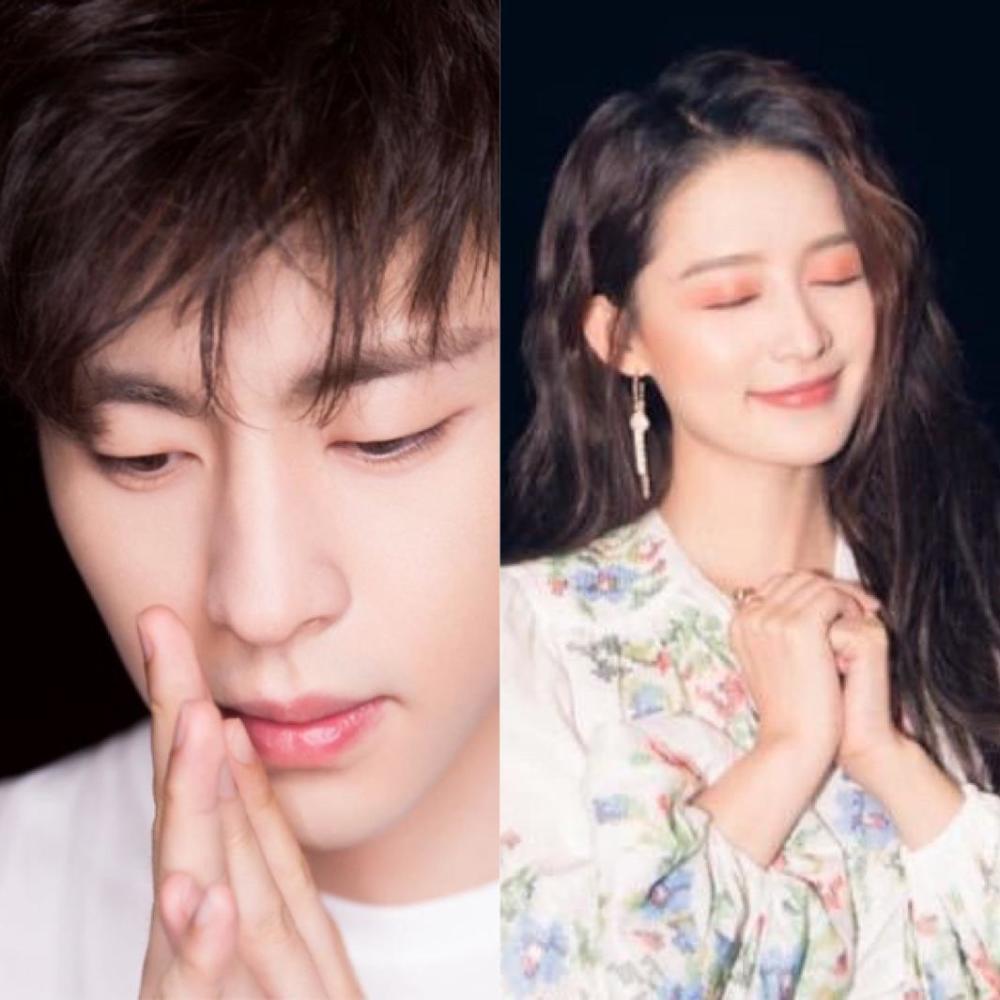 邓伦李沁官宣恋情工作室头像非常类似邓伦绿色花衬衫心情好