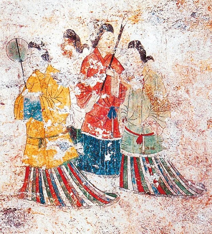 奈良时代|日本飞鸟、奈良时代与中国初唐间裙的传承变异探析