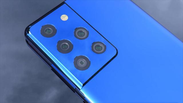 华为p50pro概念图:豪横的后置5摄,再次让iphone12追赶