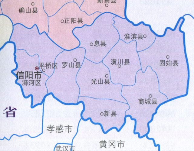 信阳息县行政区划图图片