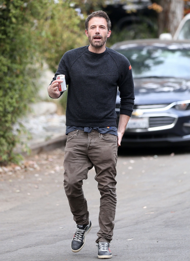 本阿弗莱克benaffleck洛杉矶高清新街拍