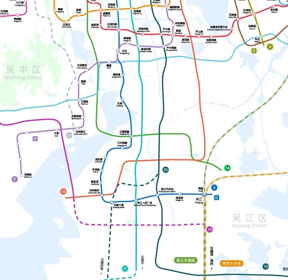 蘇州軌道交通的發展方向以及市域線路對其影響