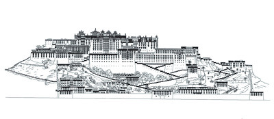 数字孪生测绘布达拉宫