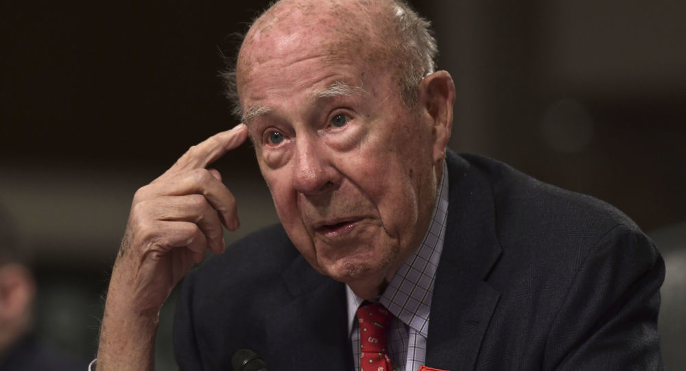 戈尔巴乔夫祝贺美国前国务卿乔治舒尔茨100岁生日