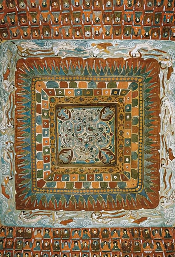 莫高窟|天花板的艺术：敦煌莫高窟藻井