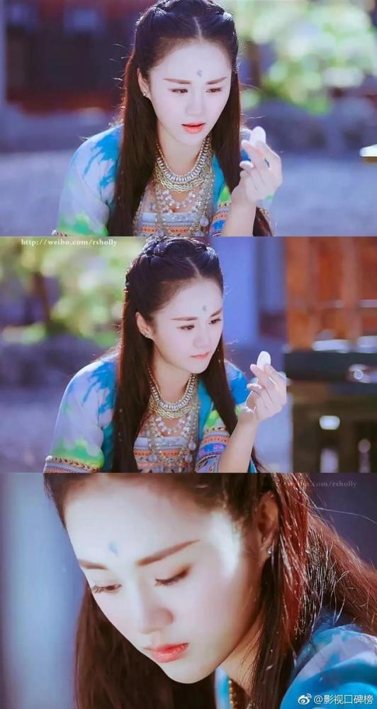 安悦溪新剧《饕餮记》,从可爱的糖宝变成贪吃的饕鬄,装扮很俏皮