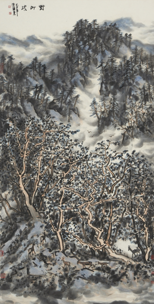 西安美院|陈国勇山水画丨笔墨纵横，依韵生动