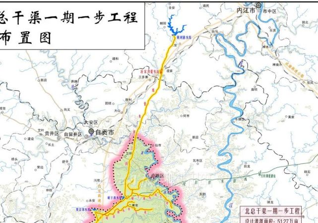 工程图此前,内江市已成立内江市向家坝和长征渠引水工程领导小组