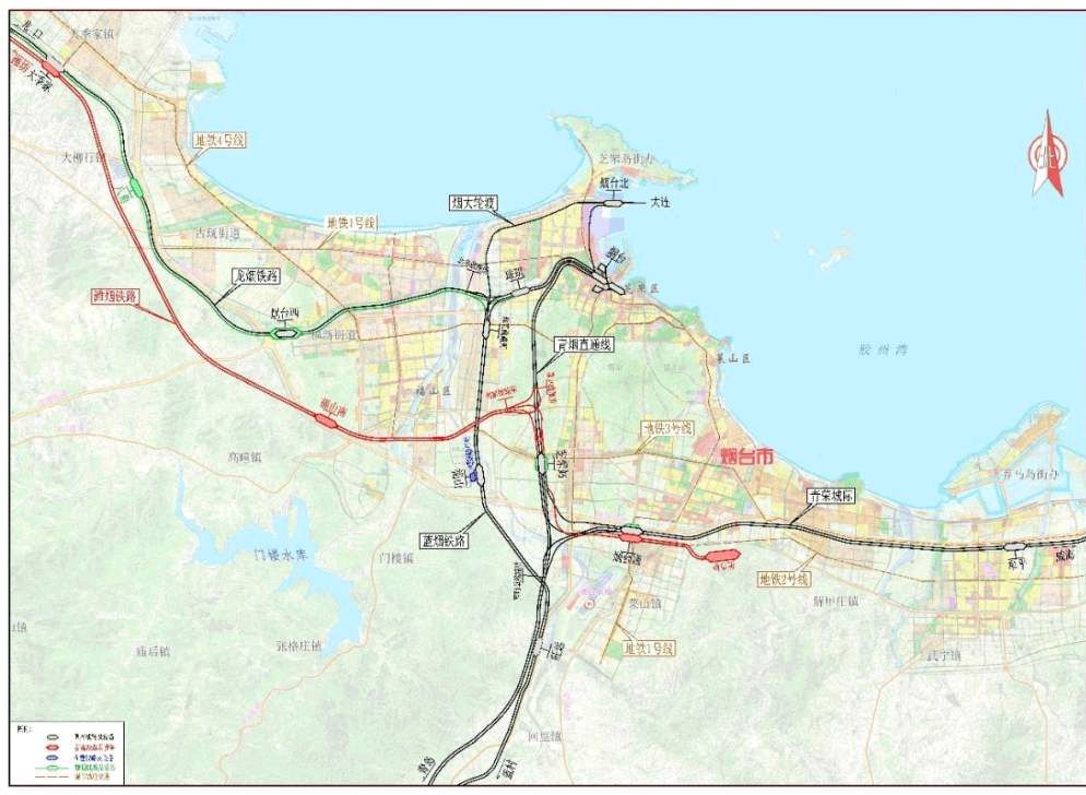 烟台地铁1号线规划图图片