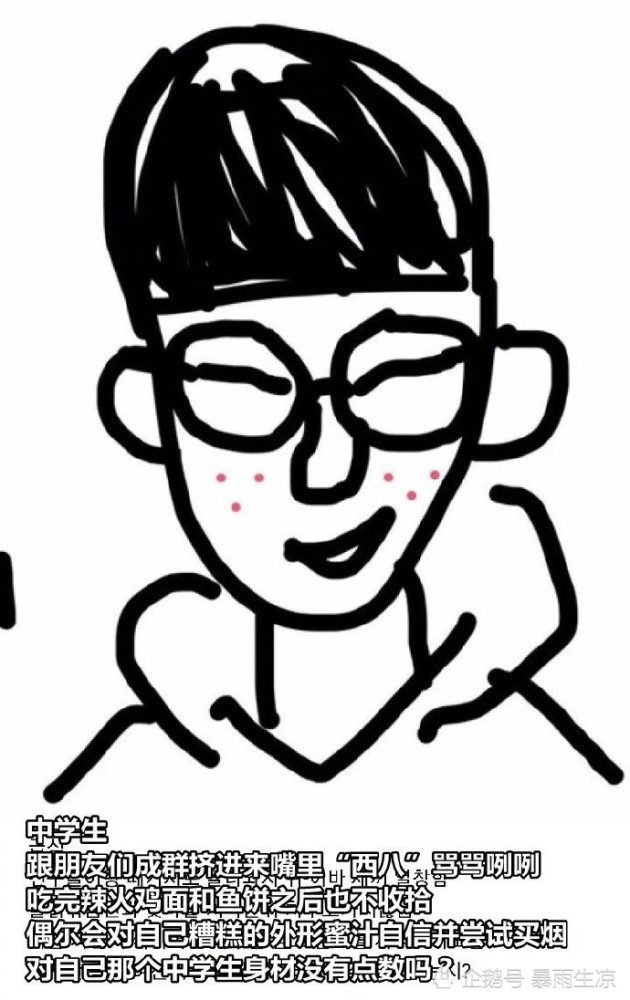 韩国便利店打工人简笔画下的15种顾客