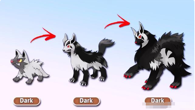 而在三段进化形态中,土狼犬像是穿上了一件貂裘大衣,身上的毛发大多是