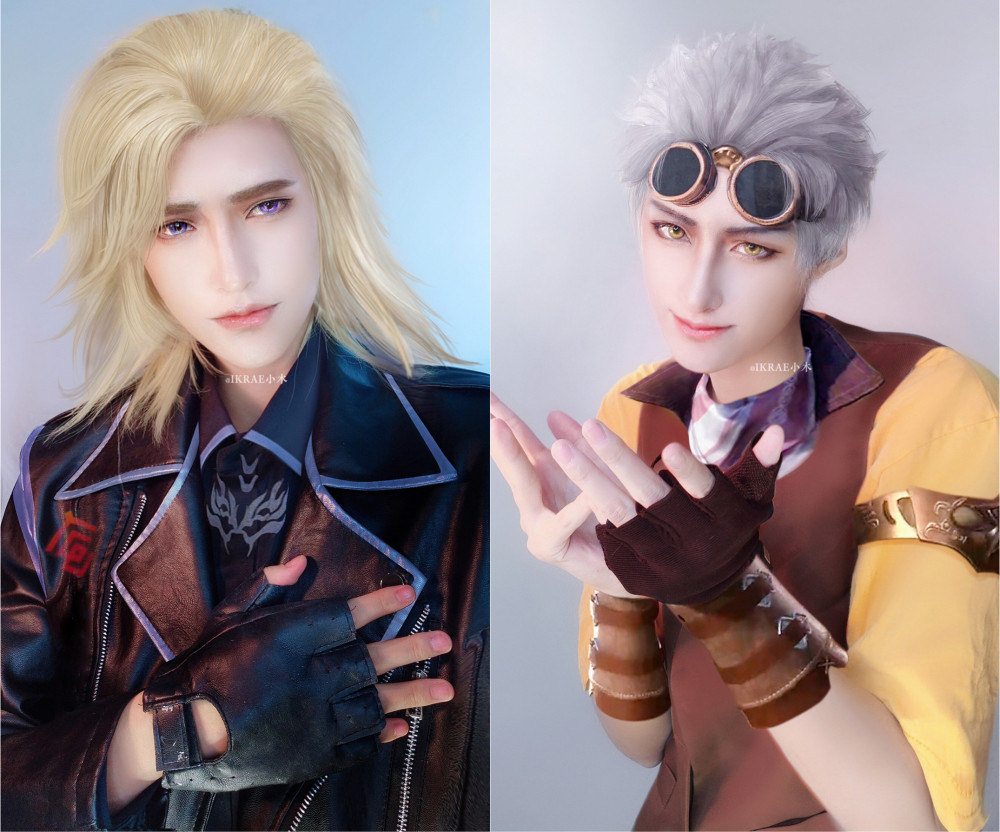 coser ikrae小木然后,我们再来看看戴沐白戴老大和奥斯卡的cos作品吧