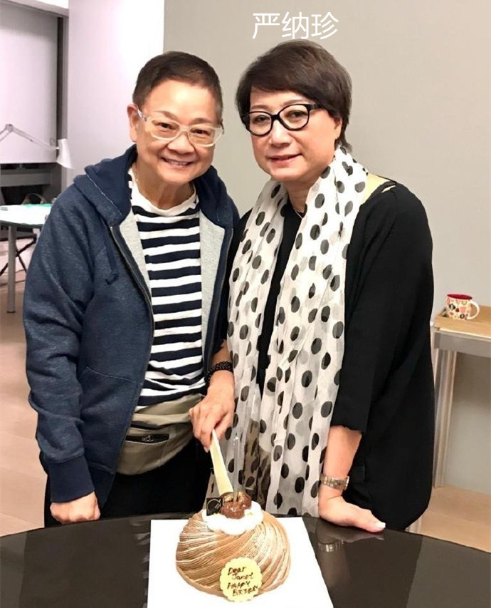 被汪曼玲尊称为"大嫂"的女士并不是别人,正是已故巨星邓光荣的遗孀严