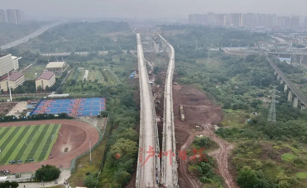 进度再刷新丨激动时刻川南城际铁路泸州段主线路基全面贯通