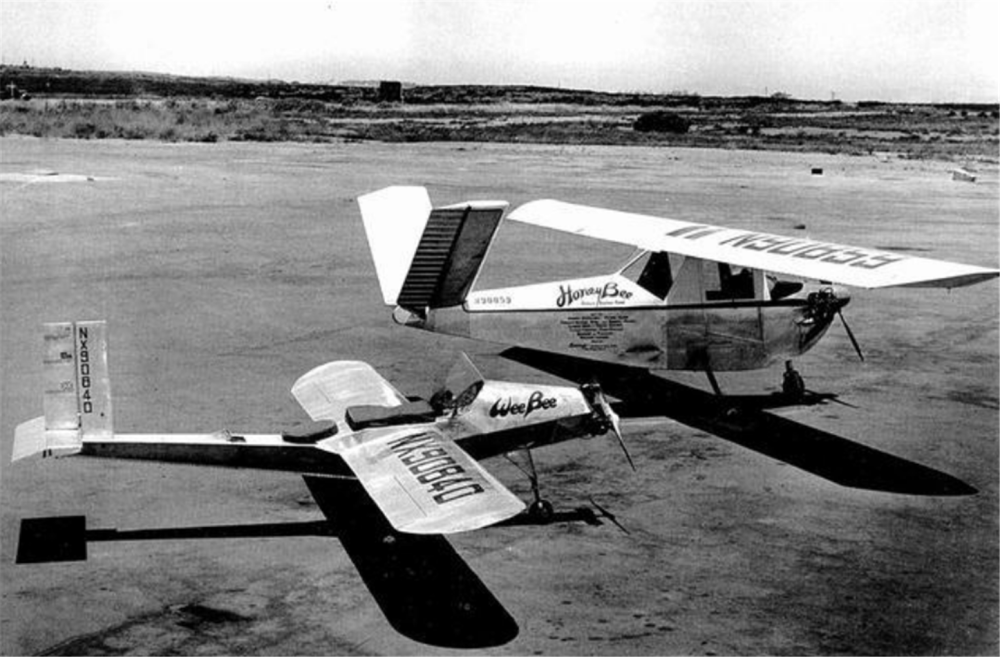 世界上最小的飞机:飞行员只能趴着驾驶,机身重80斤,翼展4米半