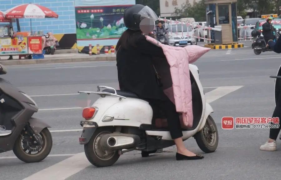 8日前广西有一股冷空气到货天气转冷这样骑电驴危险