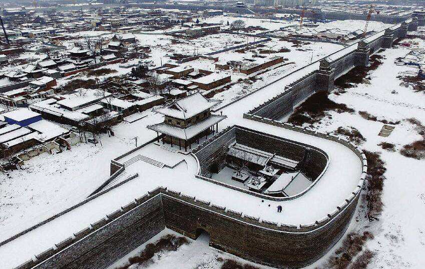 大雪後的太原城牆假的《清明上河圖》,與真的《清明上河圖》對於研究