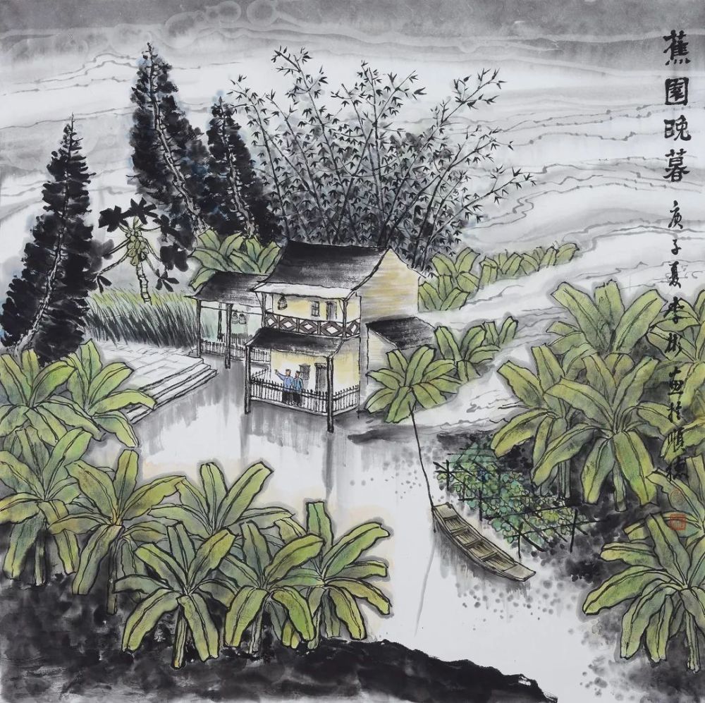 古祠深处桃花源,岭南山水见品格