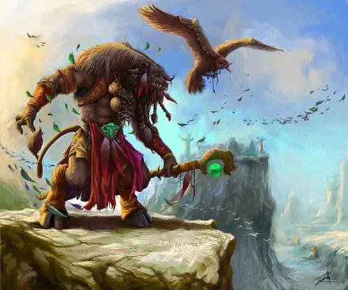 牛头人可不惧怕纯爱战士盘点炉石传说牛头人的前世今生