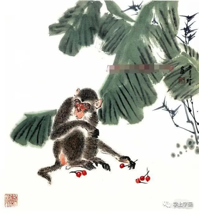 书画联盟丨写意动物之猫,松鼠,猴的绘画步骤