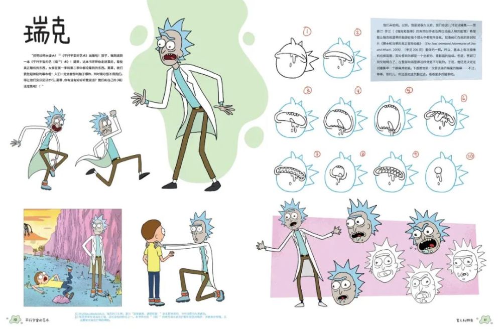 在这本书中,你将看到rick and morty幕后的一切,比如那些被否定的创意