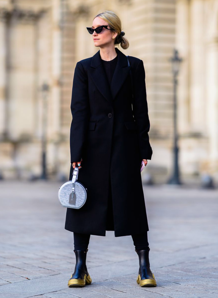 怎么穿都美,非"黑色大衣"莫属!