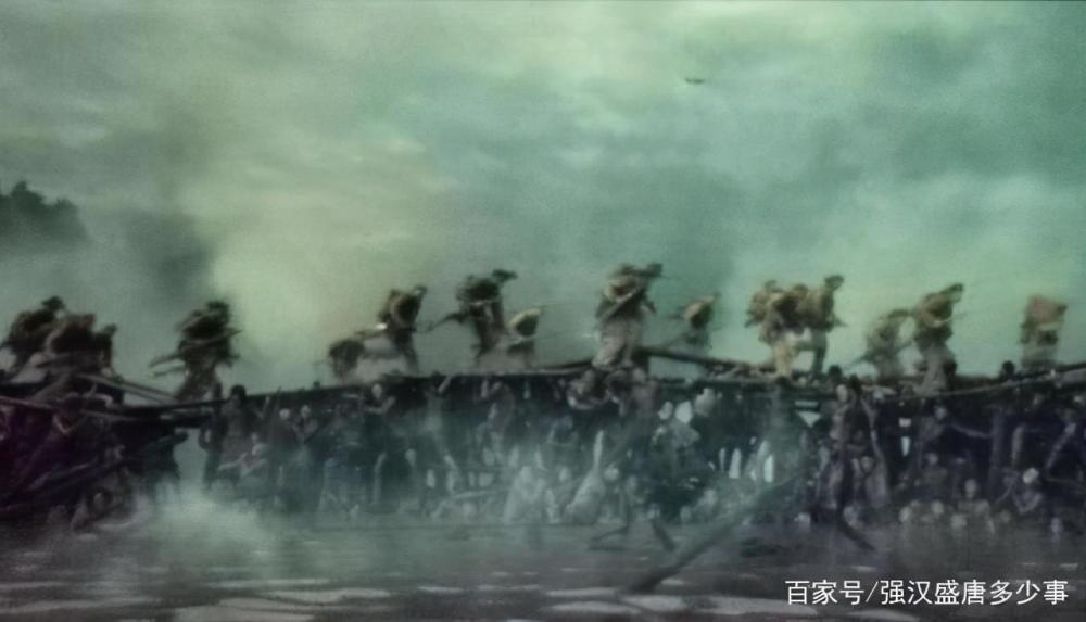 志愿军们站在水中支起一座勉强过人的小浮桥,这不是史实,这是为了煽情