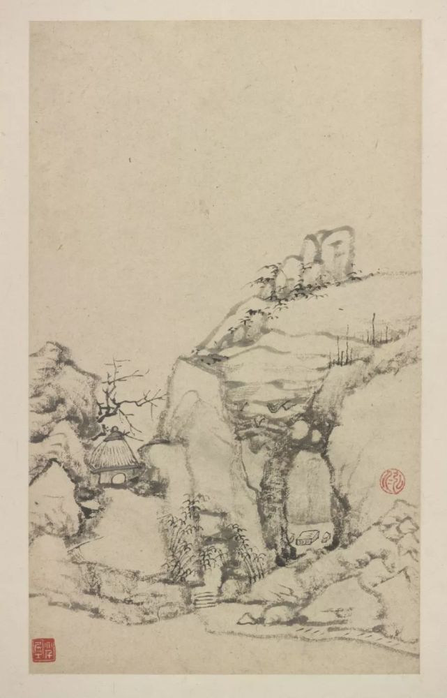 渐江山水画欣赏