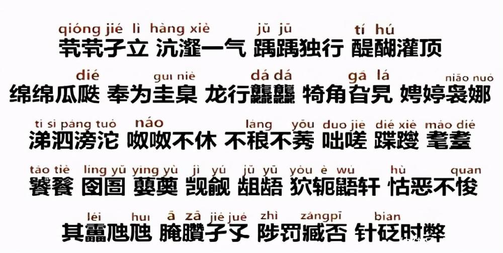 10个简单的正经汉字 认识3个算你厉害 腾讯新闻