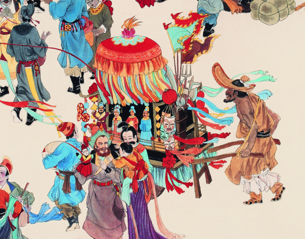 大唐盛景图卷为何画了十年著名画家马欣乐讲述幕后创作故事