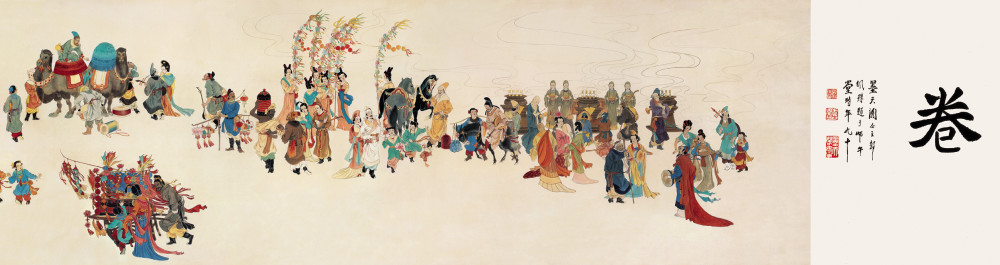 《大唐盛景图卷》为何画了十年?著名画家马欣乐讲述幕后创作故事