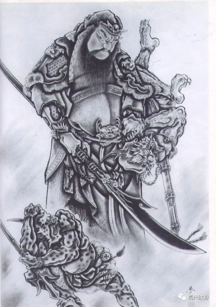 传统纹身手稿