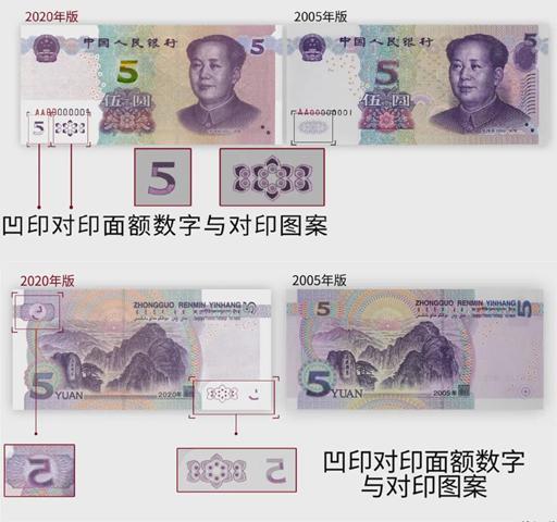 2020年版第五套人民币5元纸币来了你有多久没花过现金了