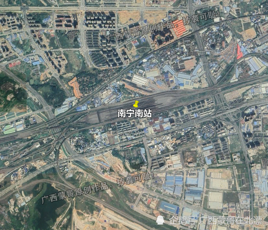 南宁就是整齐待北站建好就拥有东西南北中5个火车站啦