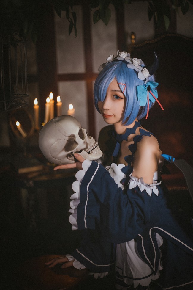 《re:从零开始的异世界生活》cosplay正片图赏:蕾姆日系小恶魔